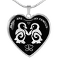 You are my Penguin Heart Necklace
