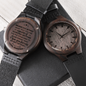 To my Grandson Believe in you Wood Watch from Grandma