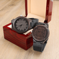To my Grandson Believe in you Wood Watch from Grandma