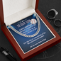 To our Son Baseball Necklace mom and dad