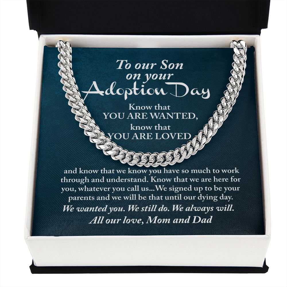 Son - On your Adoption day know that you are loved