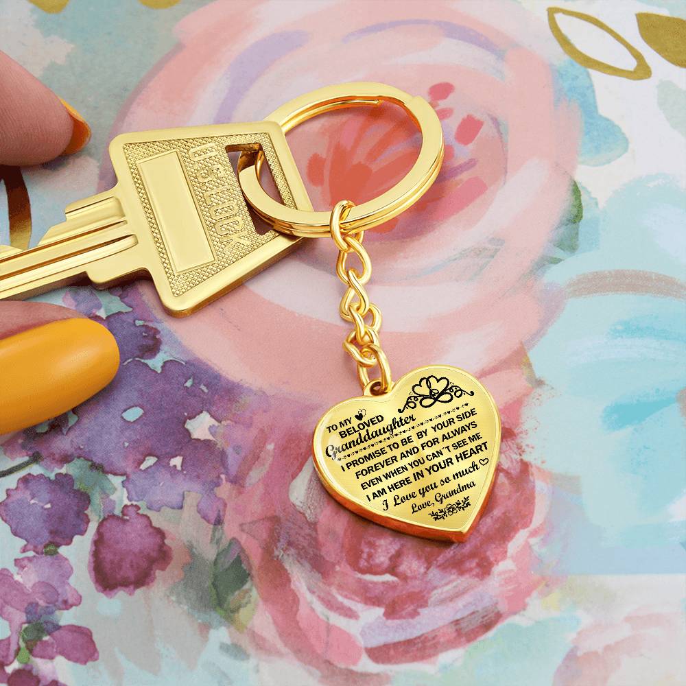 Beloved Granddaughter Keychain from Grandma