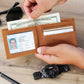 Wallet to our son we love you be bold be brave from mom and dad