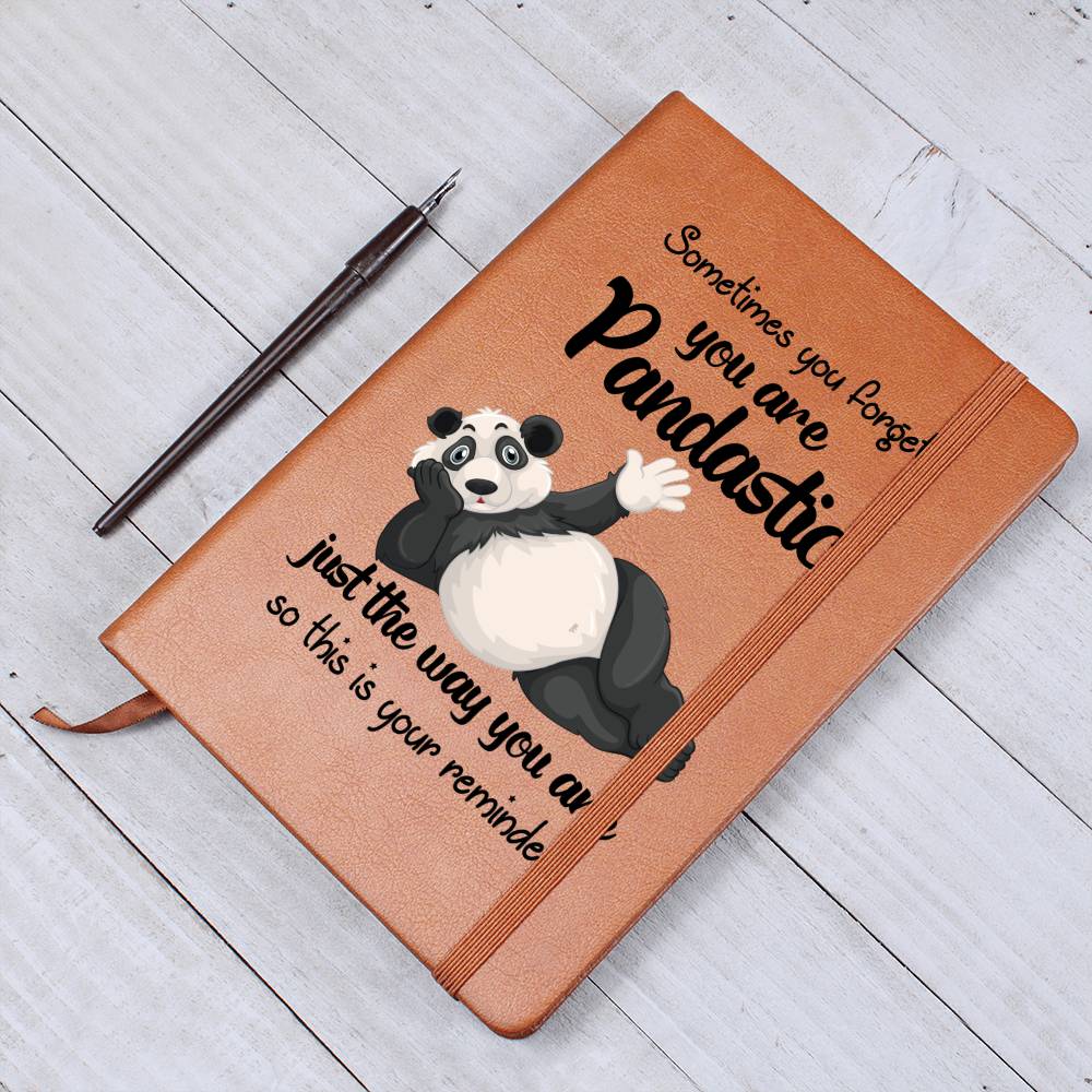 Panda Funny Journal Sometimes you forget you are Pandastic this is your reminder