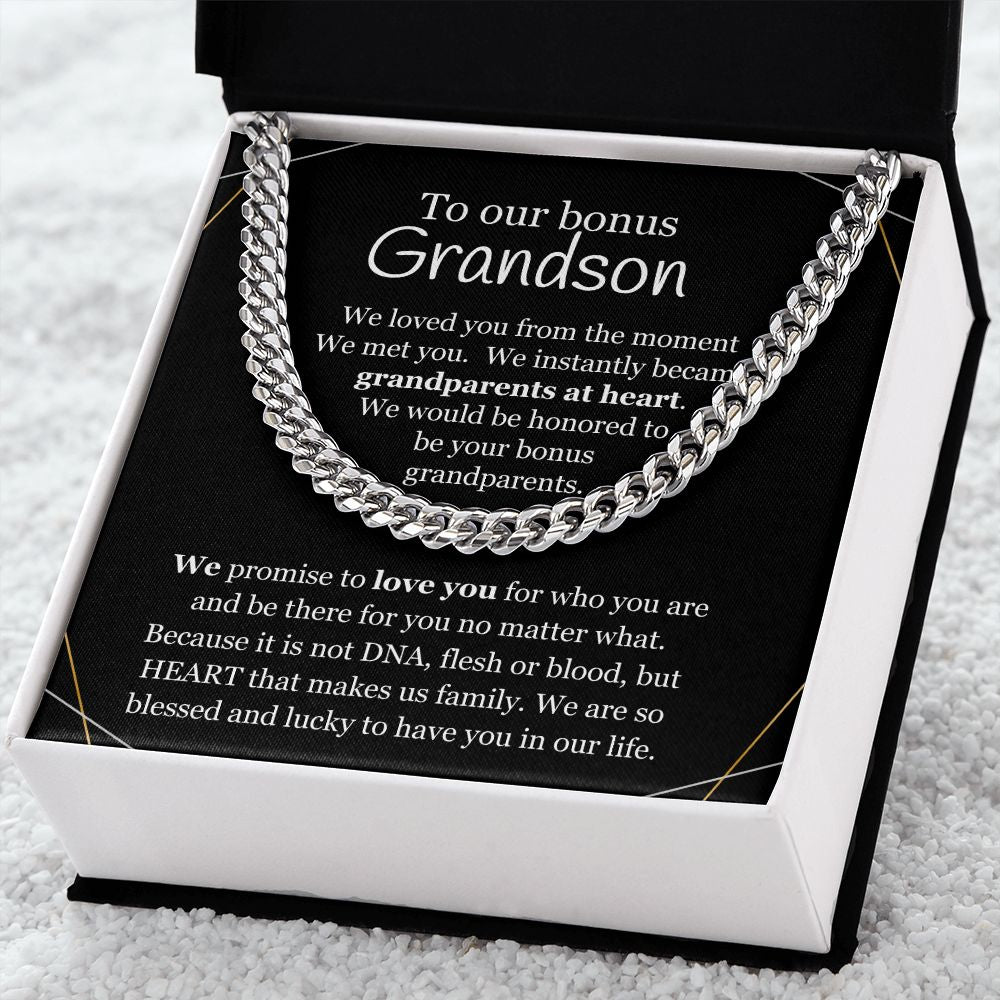 Bonus Grandson - We loved you from the moment we met you