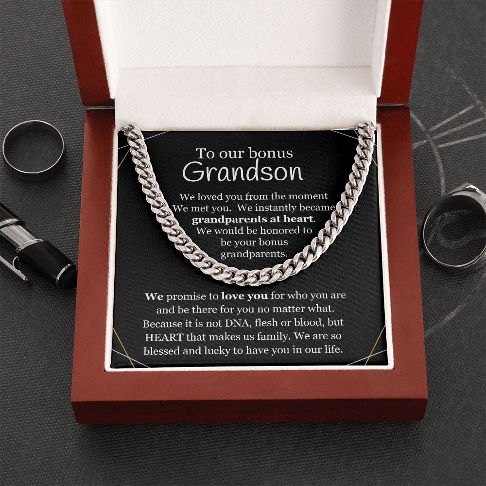 Bonus Grandson - We loved you from the moment we met you