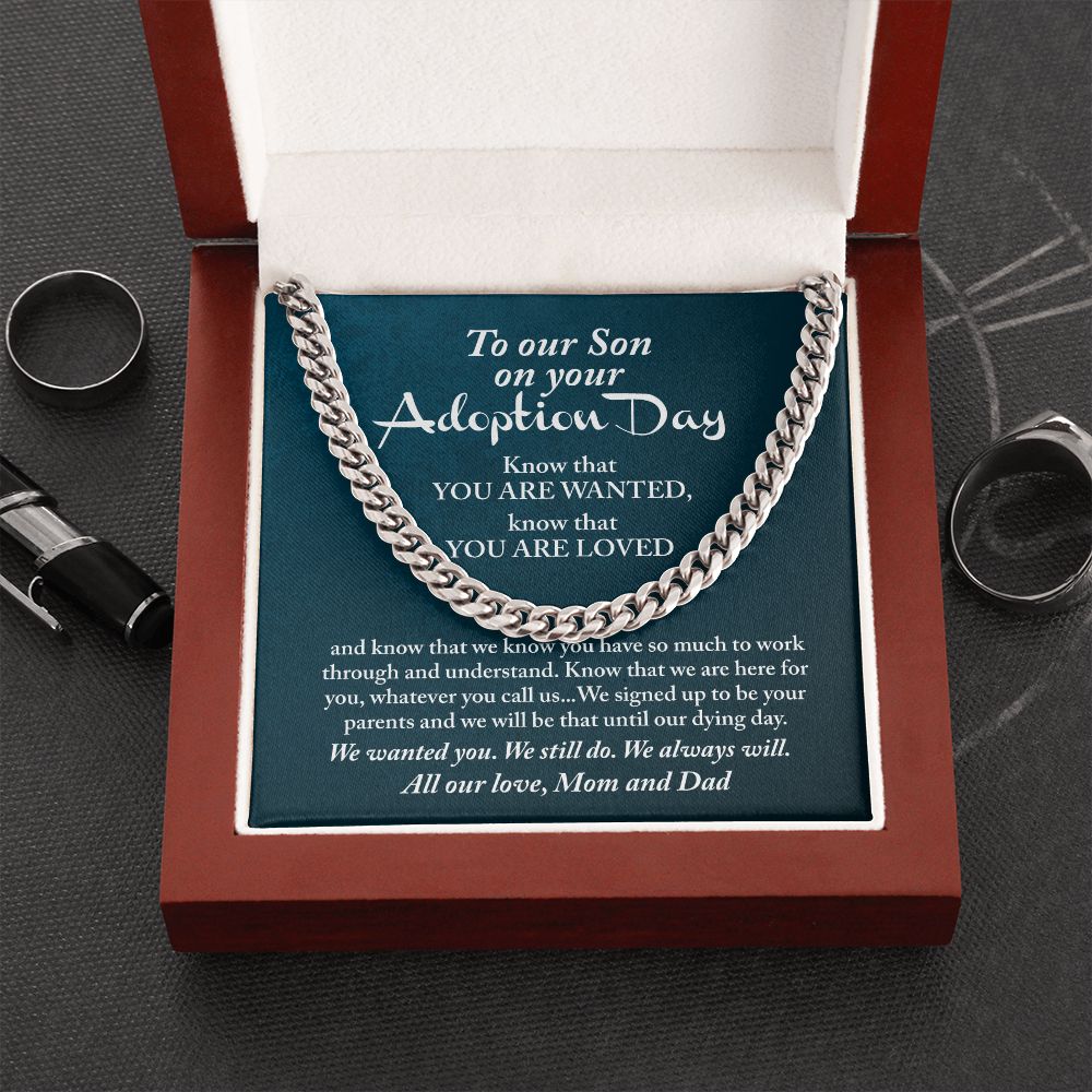 Son - On your Adoption day know that you are loved