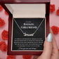 To my Badass Girlfriend Personalized Name Necklace